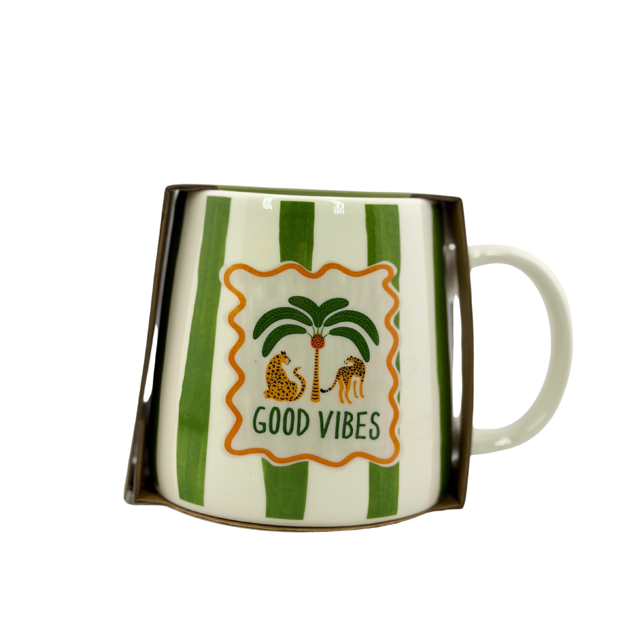 Tasse Verde "Good Vibes "
