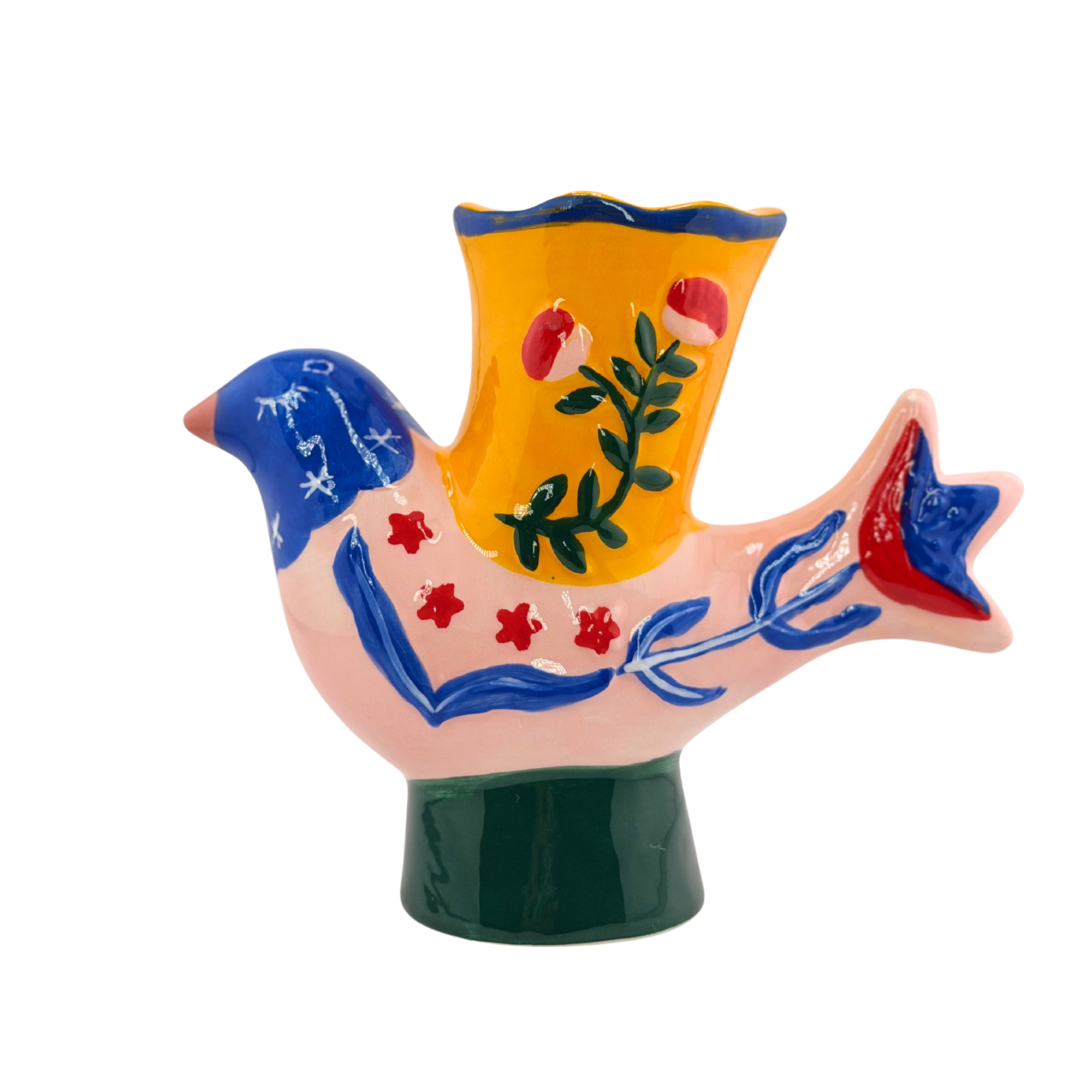 Kerzenständer Vogel Sapphire Crest