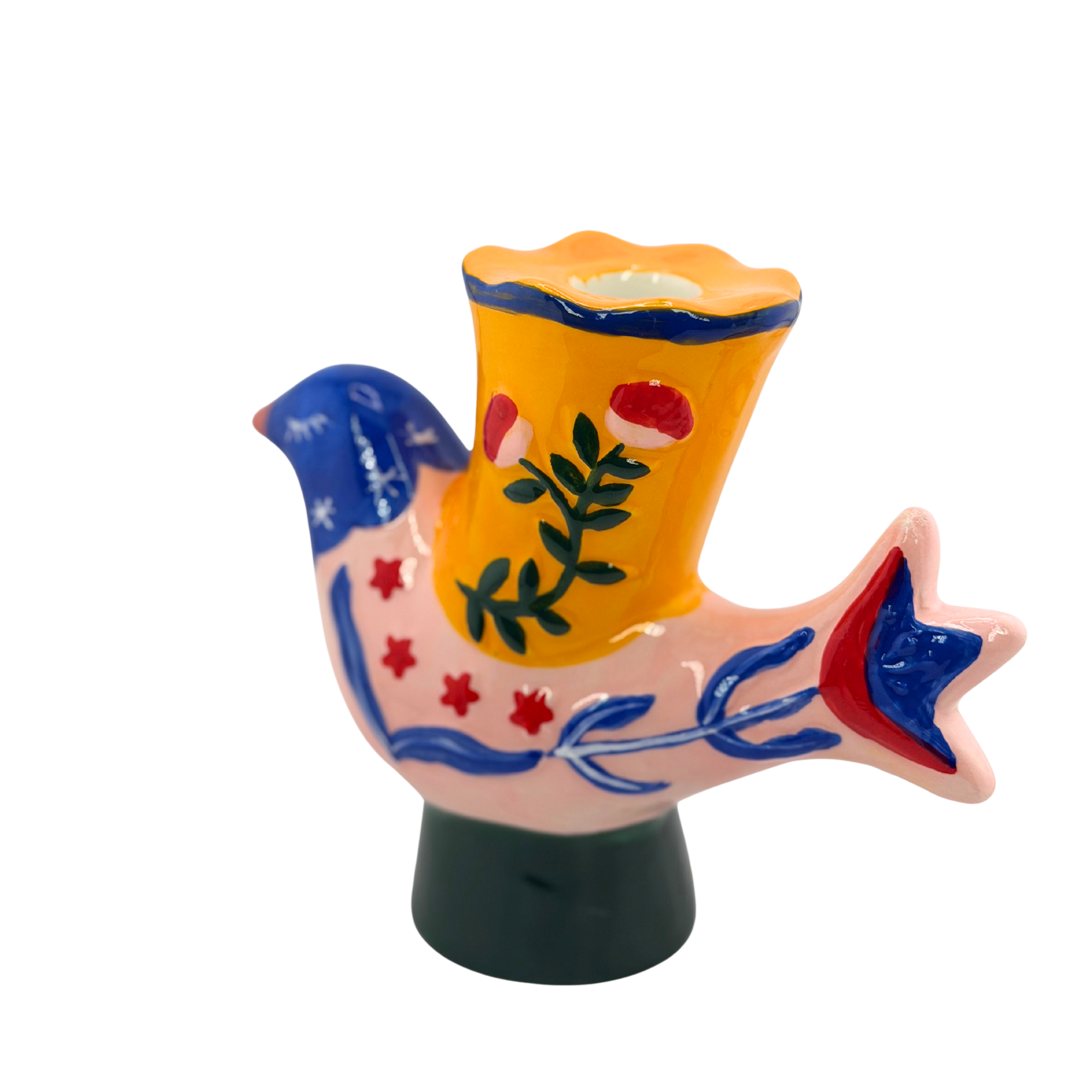 Kerzenständer Vogel Sapphire Crest