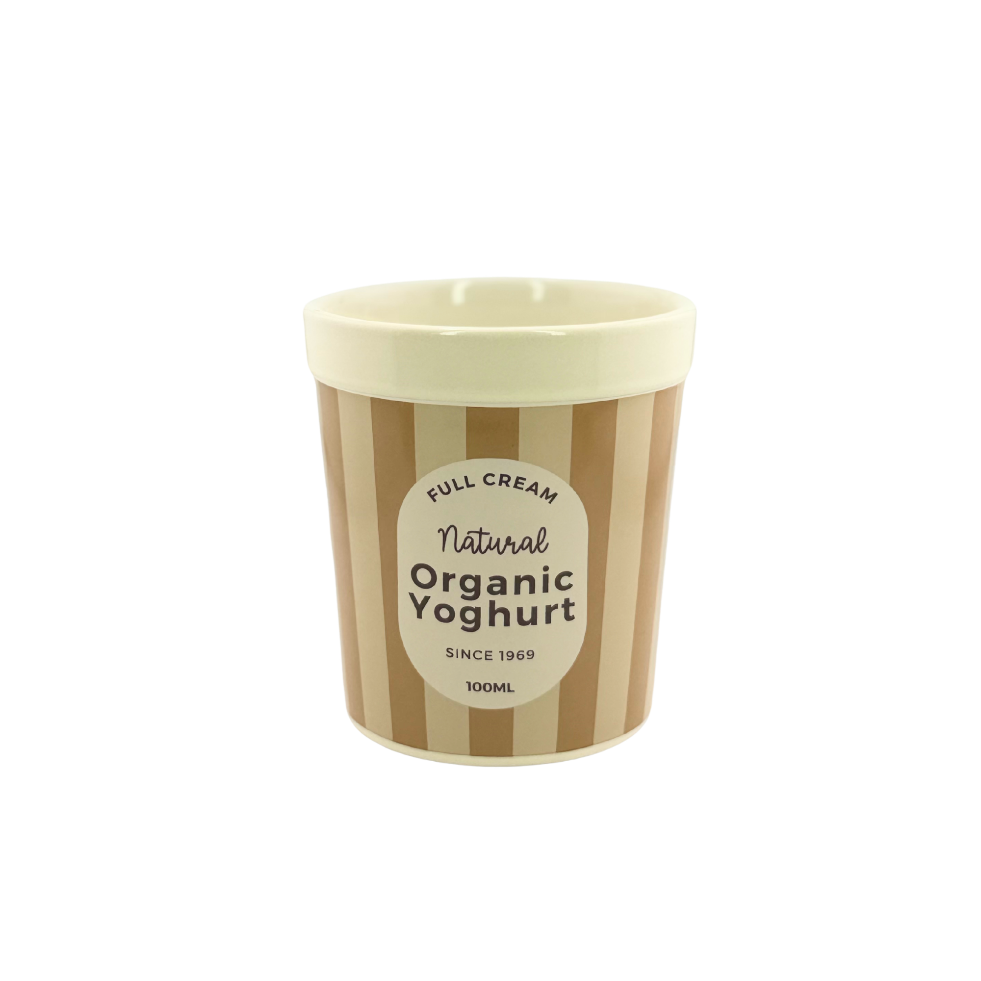 Blumentopf „Yoghurt Cup“ – Deko zum Verwechseln