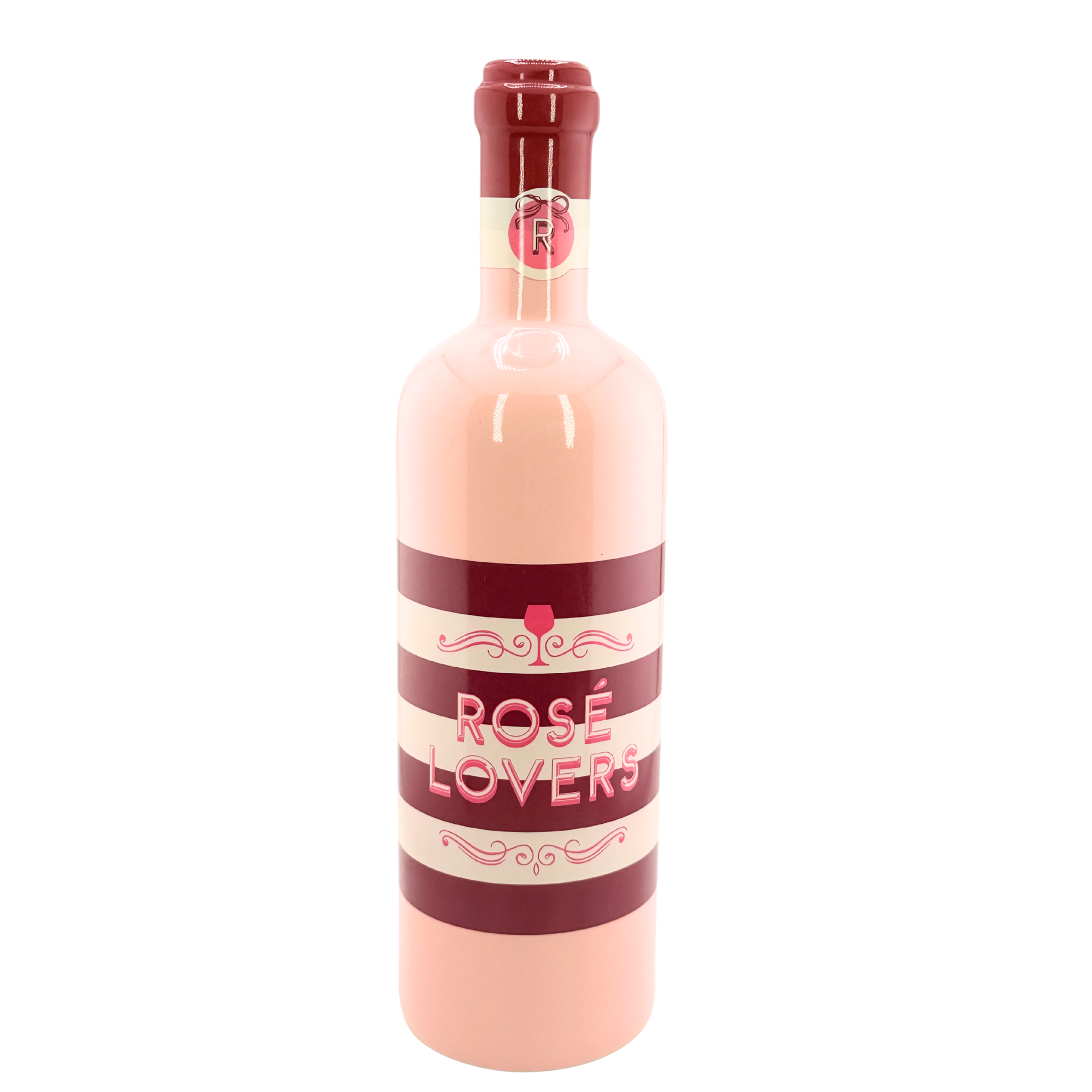 Vase „Rosé Lovers“ Statement Flasche 🌸🍷