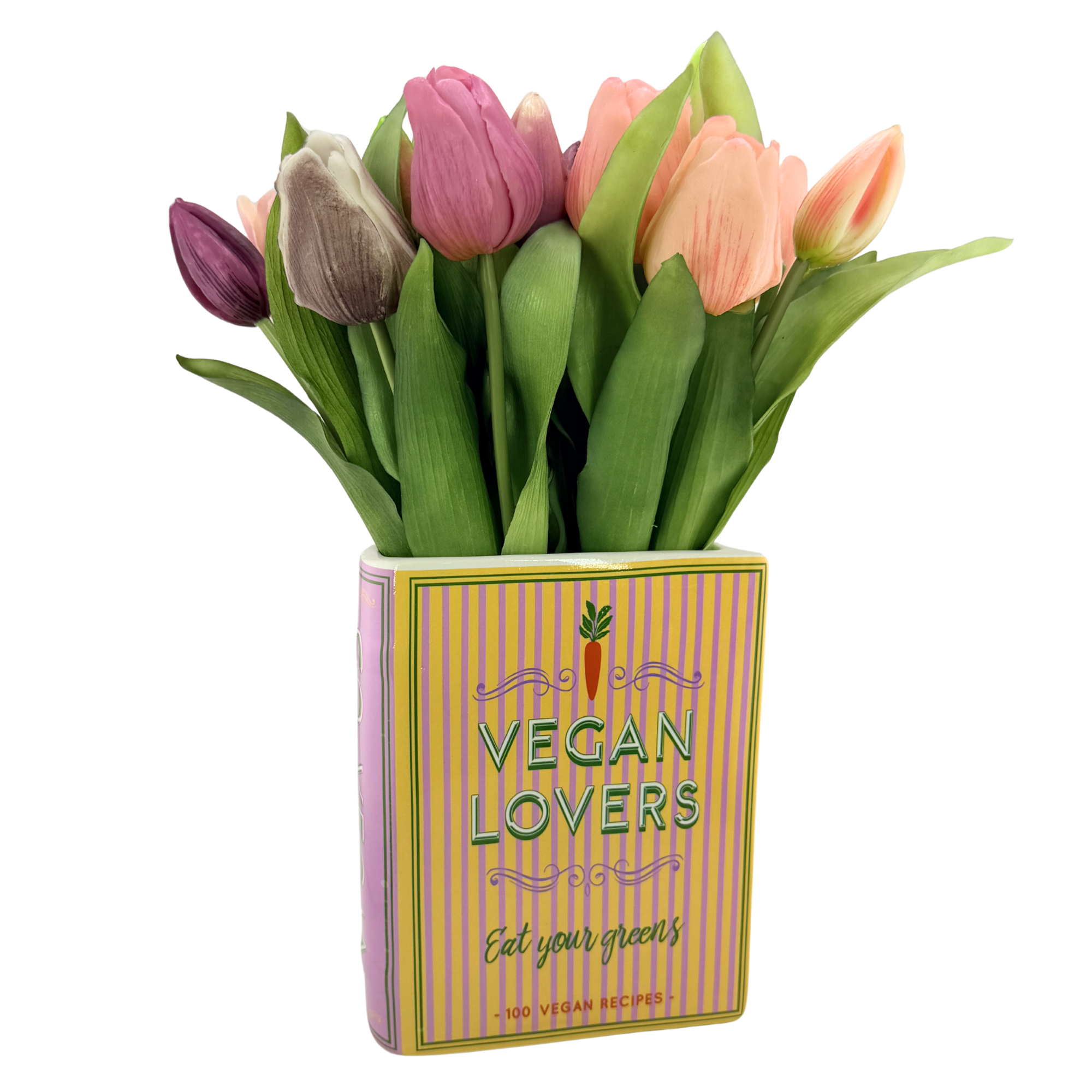 Buch Vase Vegan Lovers