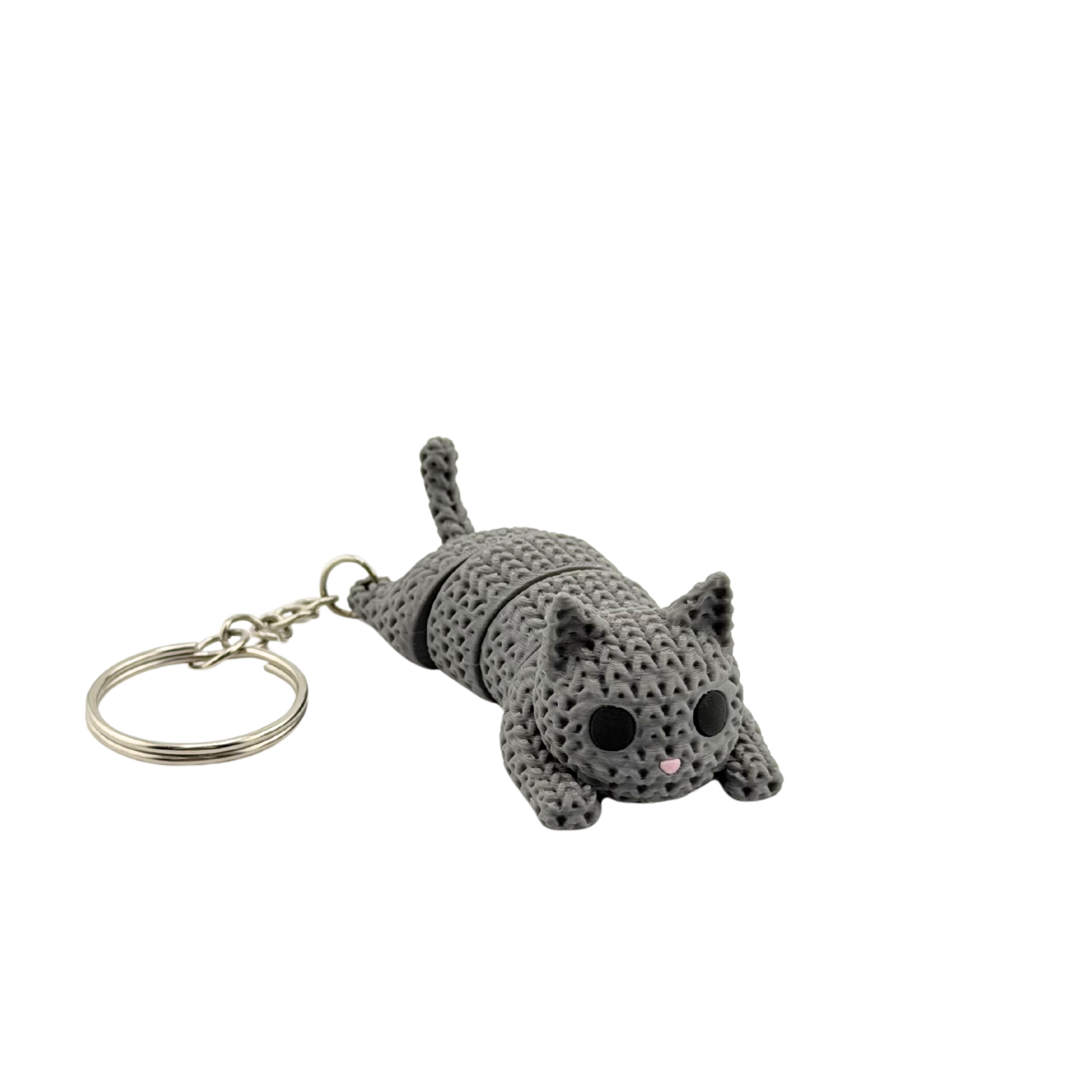 Wiggle Katze beweglicher 3D Schlüsselanhänger