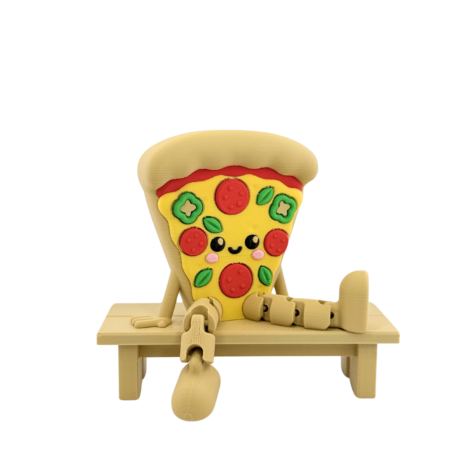 Pizza Männchen Kantenhocker