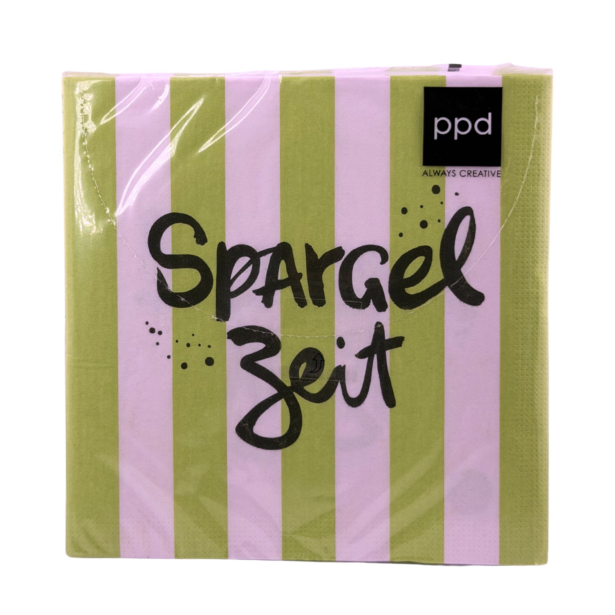 Papierservietten Spargel Zeit