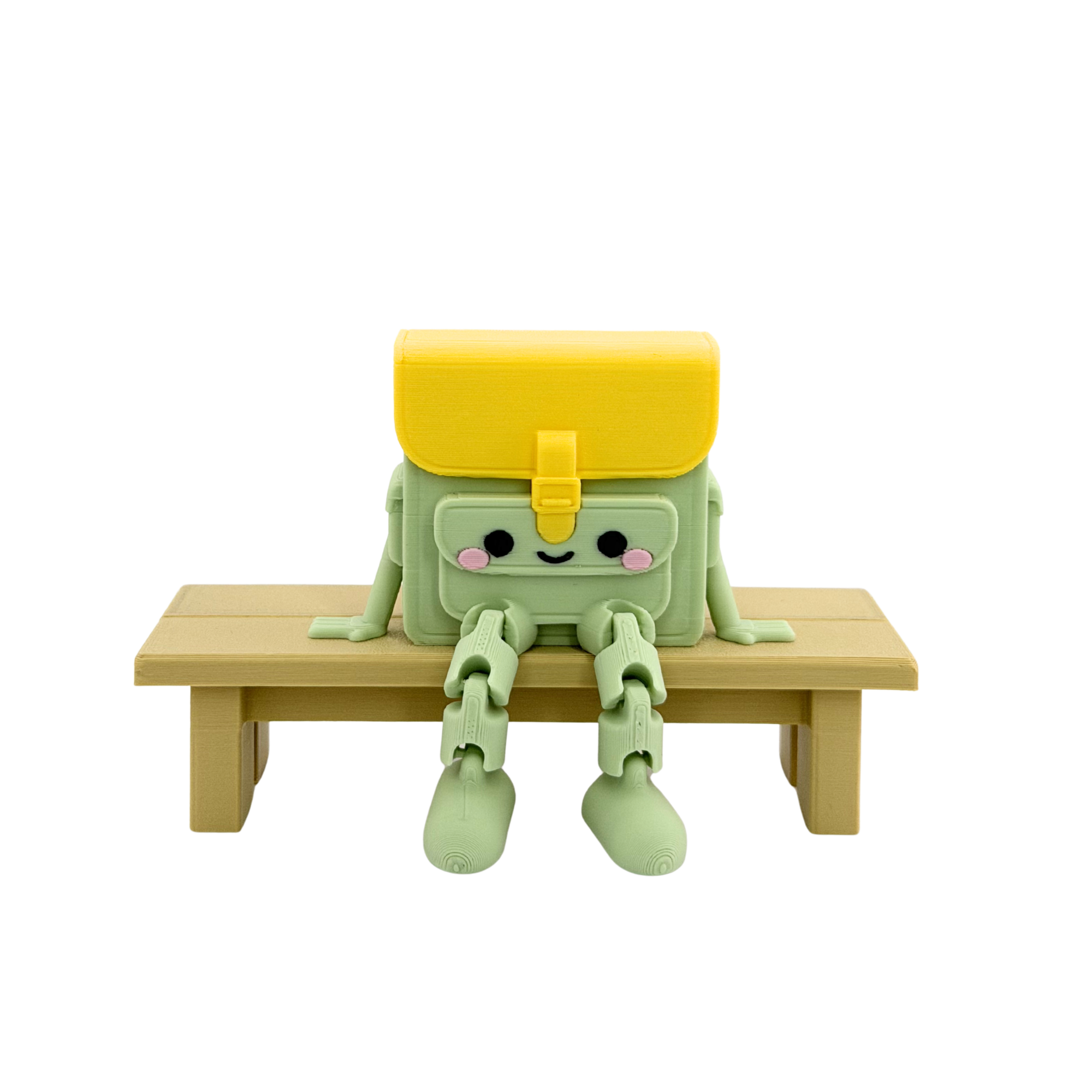 Tornister Männchen mit Gesicht