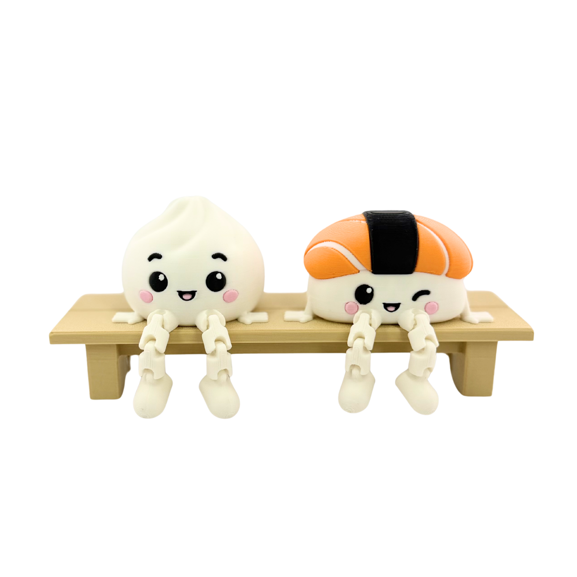 Bao & Nori Set – Dumpling & Sushi Kantenhocker mit Sitzbank