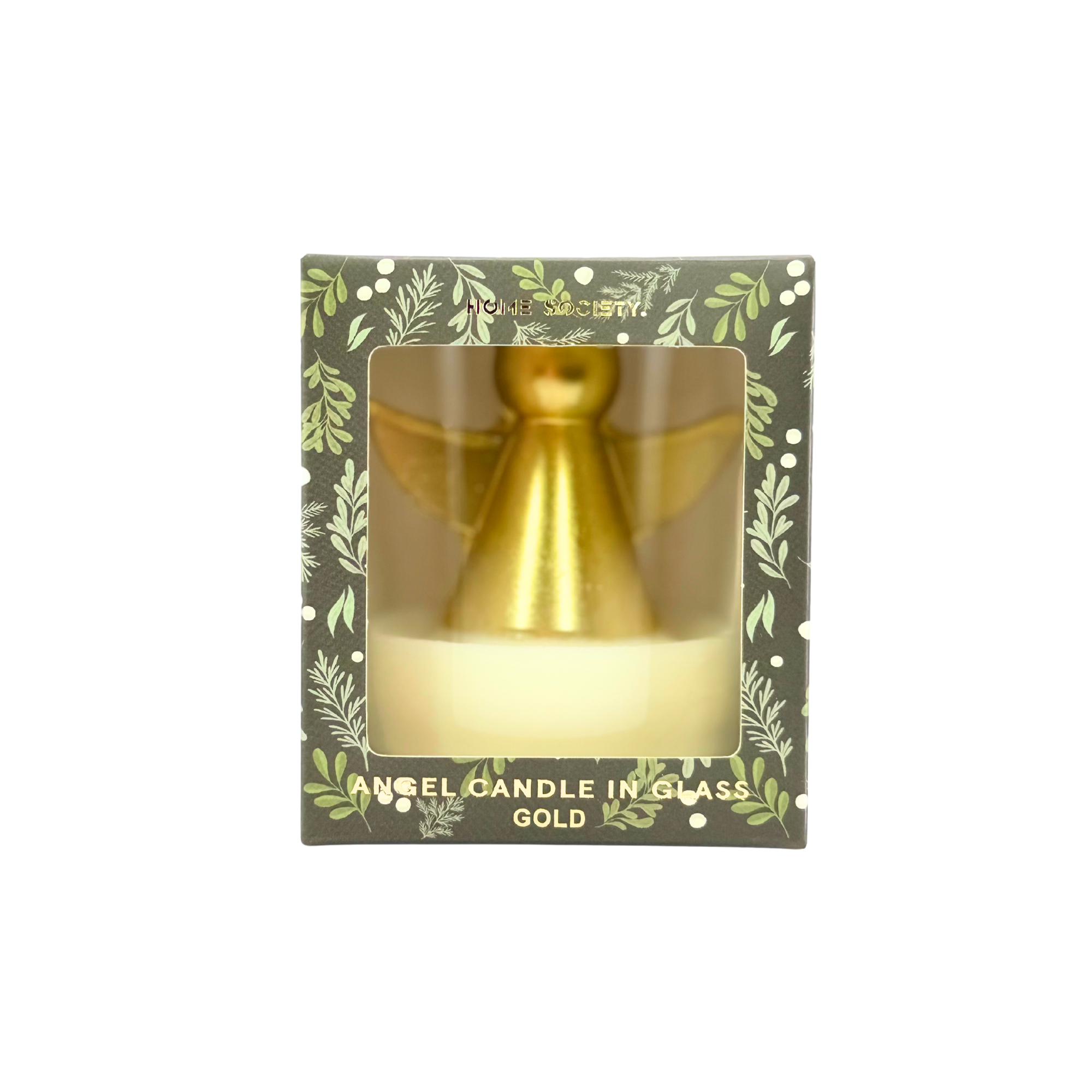 Golden Angel Candle im Glas – mit Geschenkbox