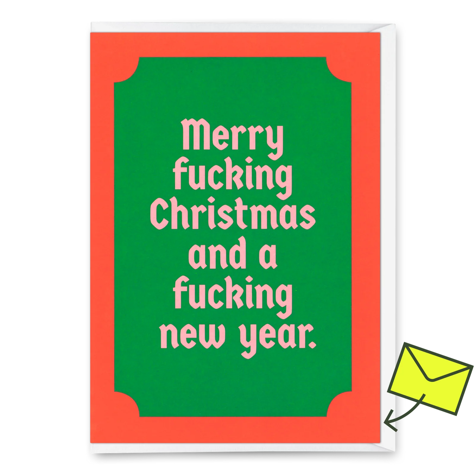 Klappkarte Merry fu*ing Christmas