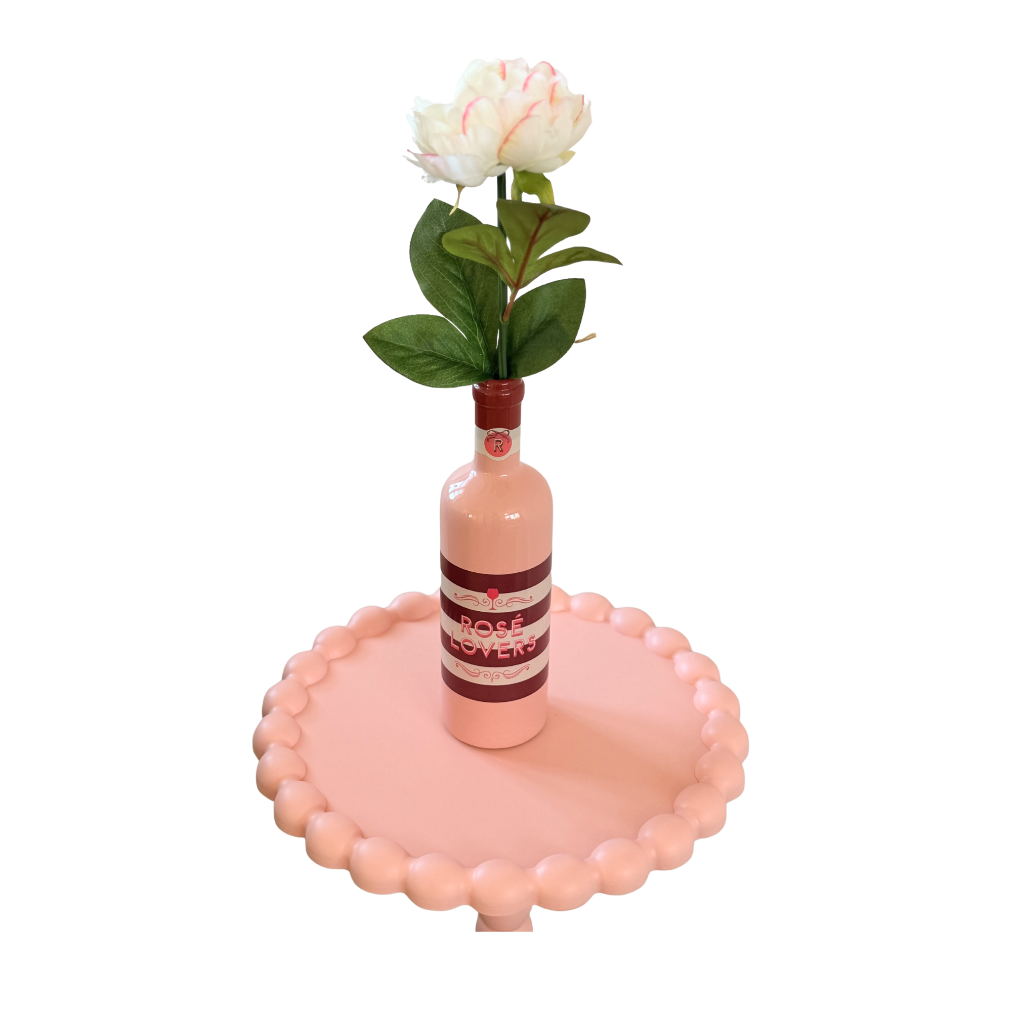 Vase „Rosé Lovers“ Statement Flasche 🌸🍷