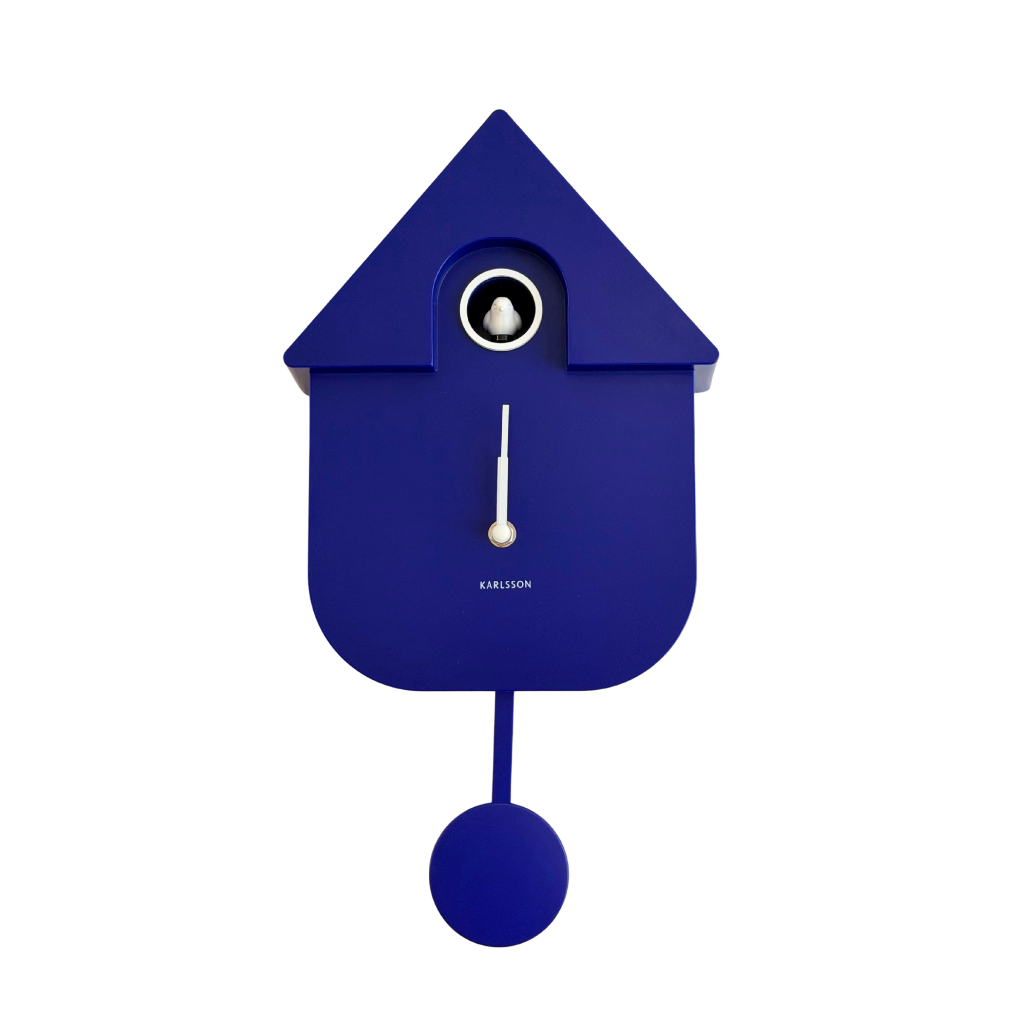 Kuckucksuhr "Modern Cuckoo" Cobalt Blue- Karlsson