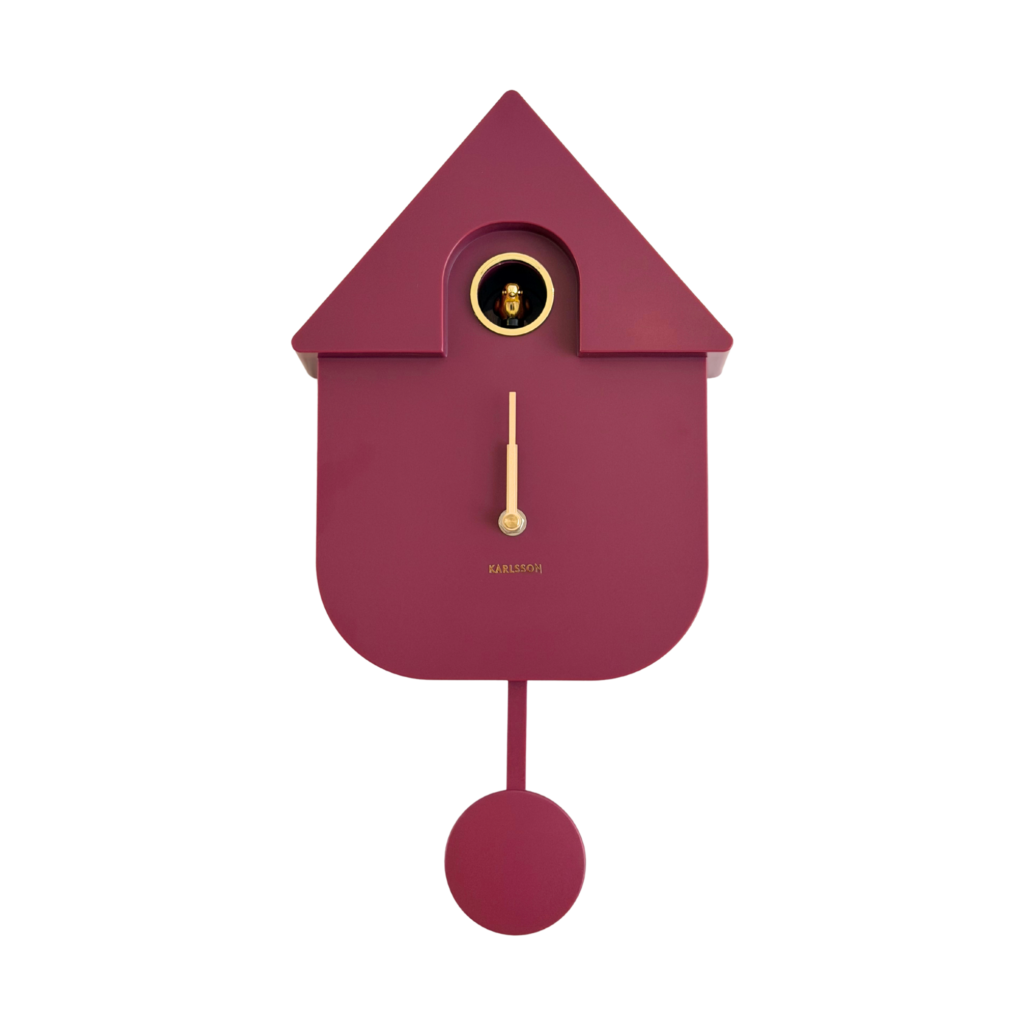 Kuckucksuhr "Modern Cuckoo" Dark Mauve - Karlsson