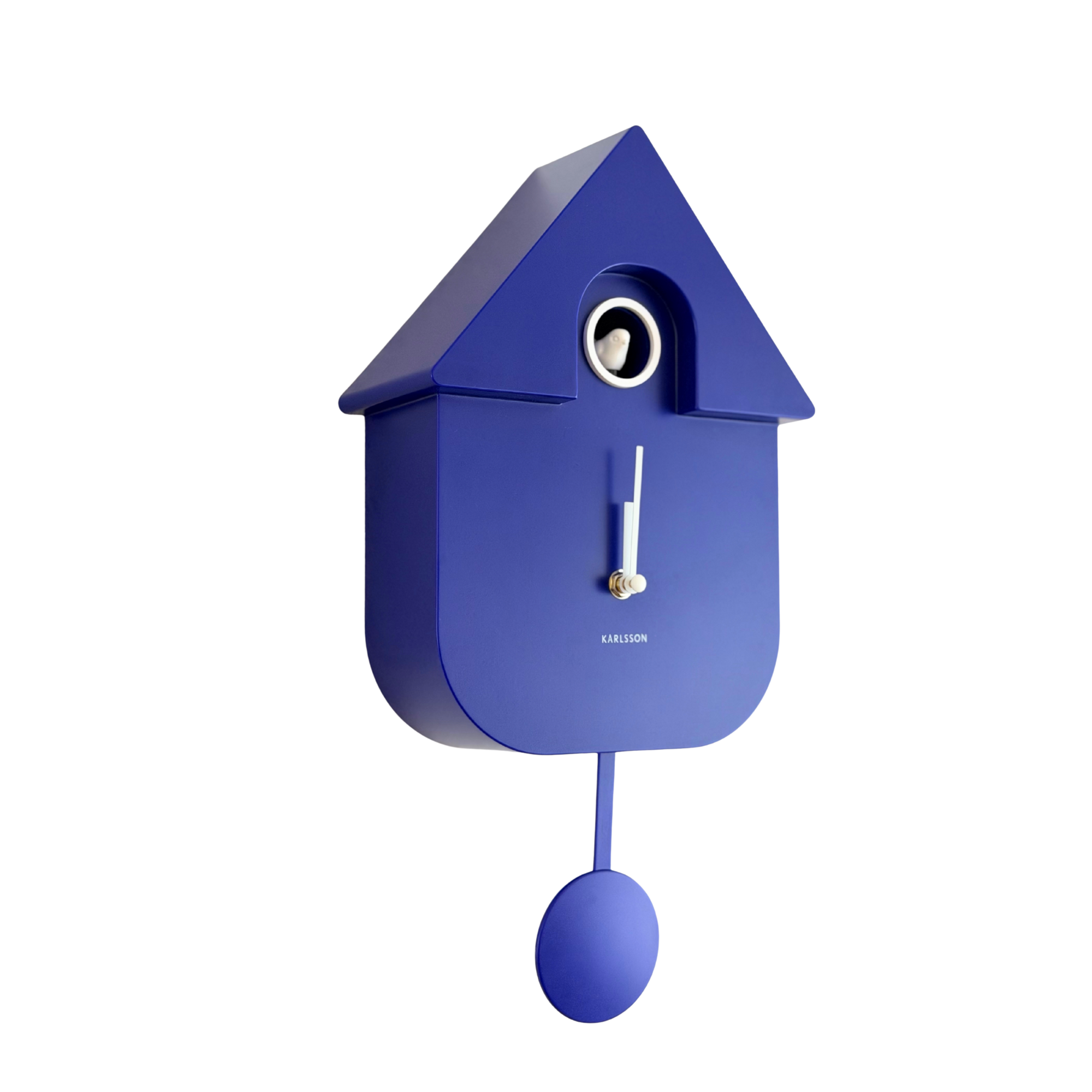 Kuckucksuhr "Modern Cuckoo" Cobalt Blue- Karlsson