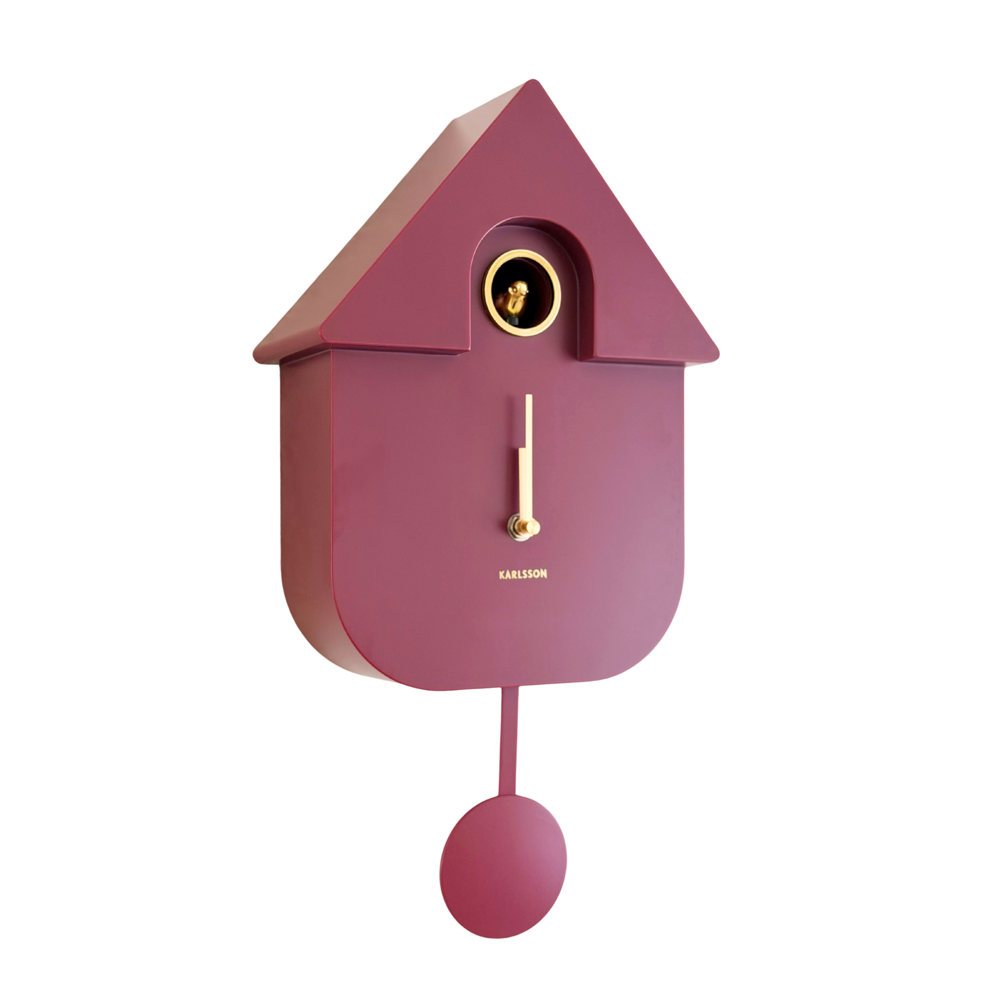 Kuckucksuhr "Modern Cuckoo" Dark Mauve - Karlsson