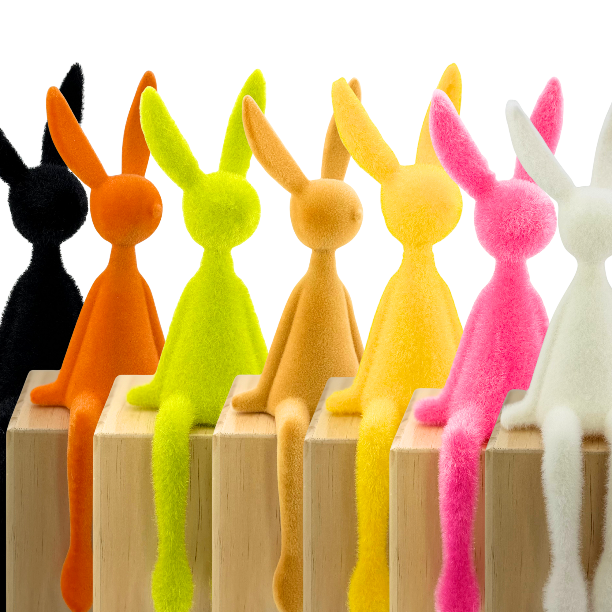 Hase Eddie - Samt Hase Kantenhocker