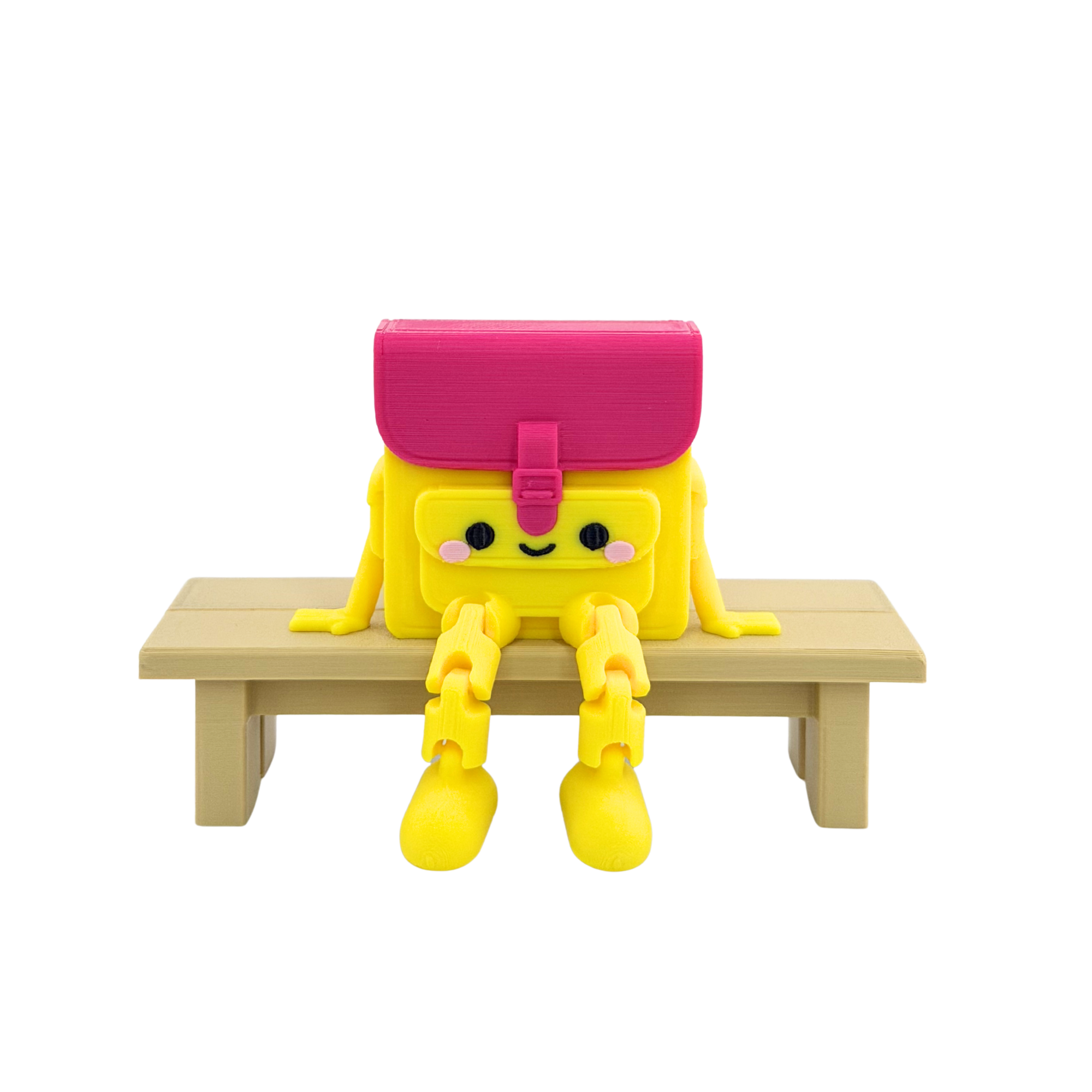 Tornister Männchen mit Gesicht