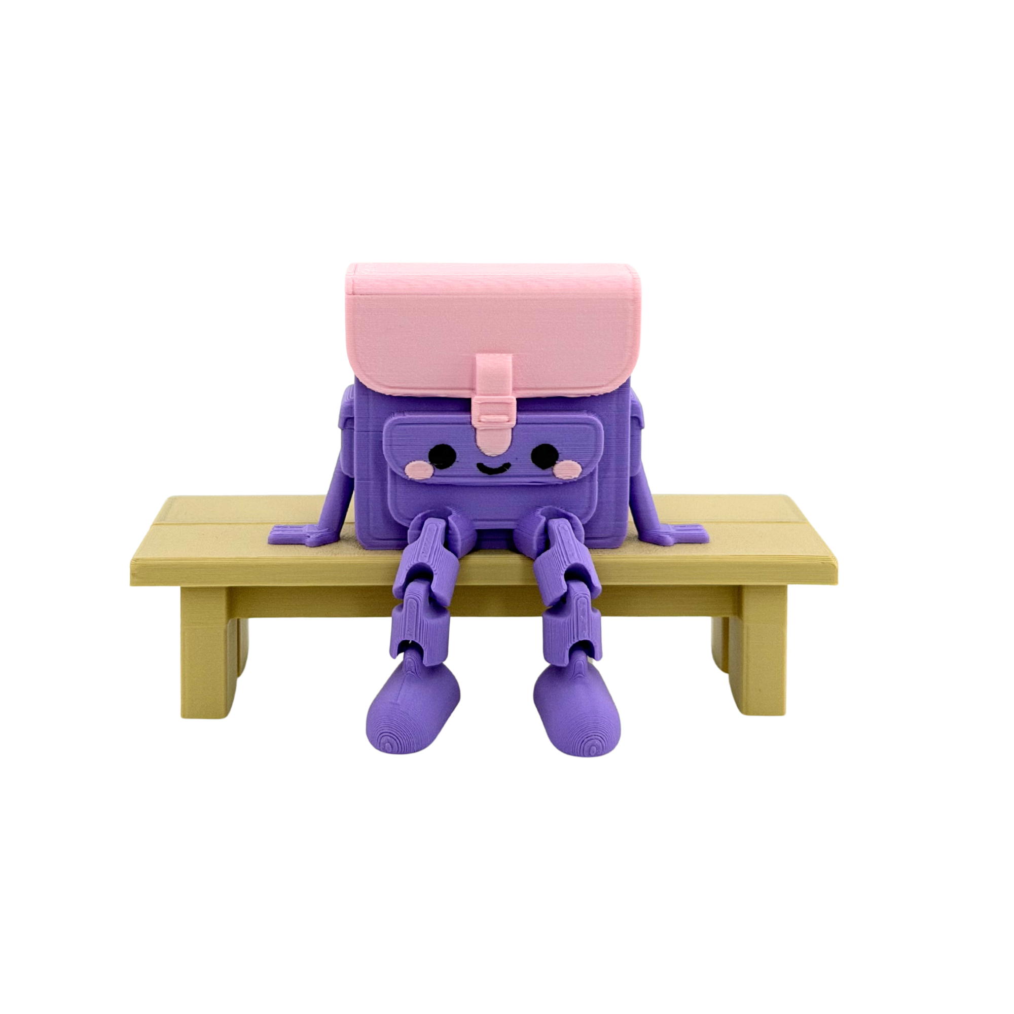 Tornister Männchen mit Gesicht