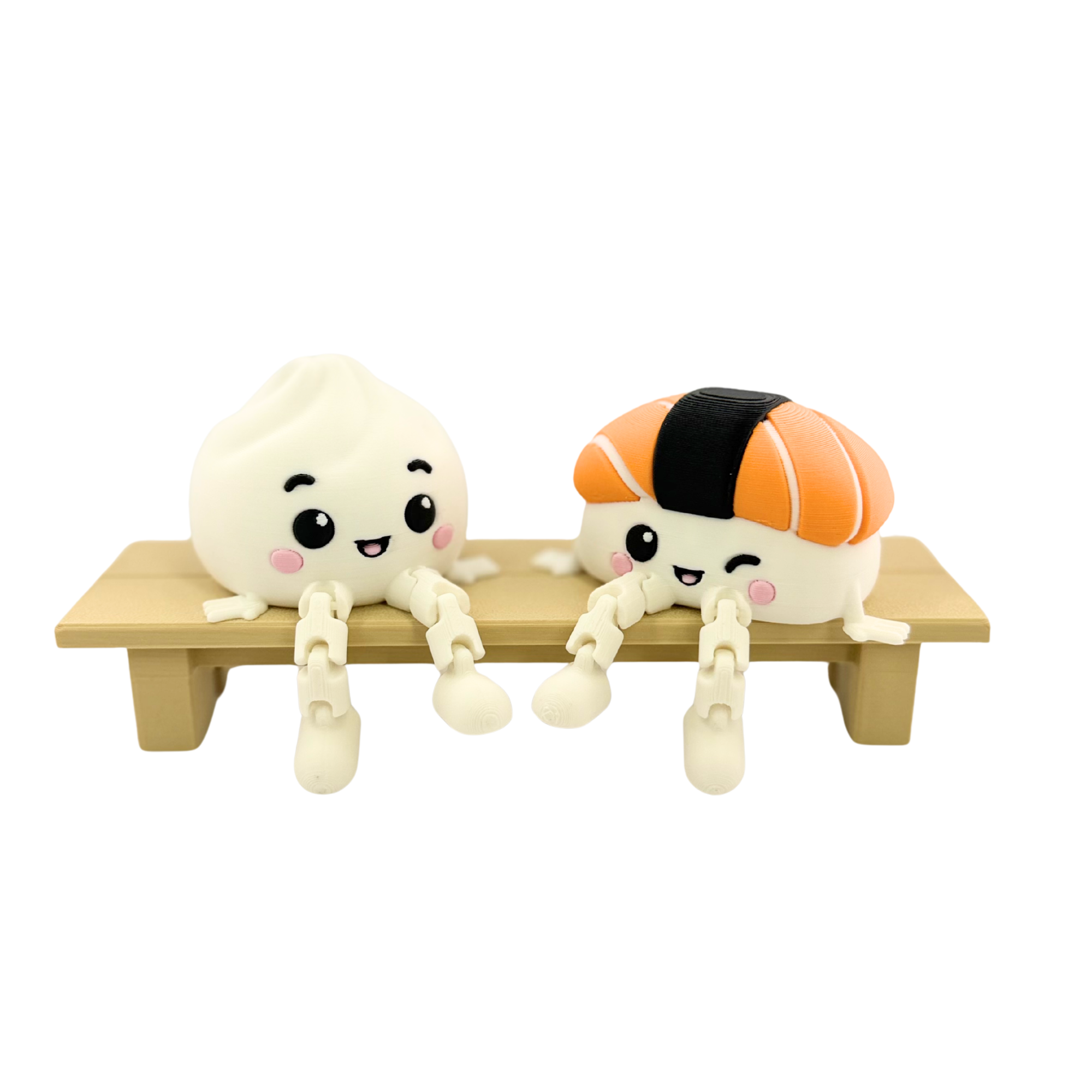 Bao & Nori Set – Dumpling & Sushi Kantenhocker mit Sitzbank
