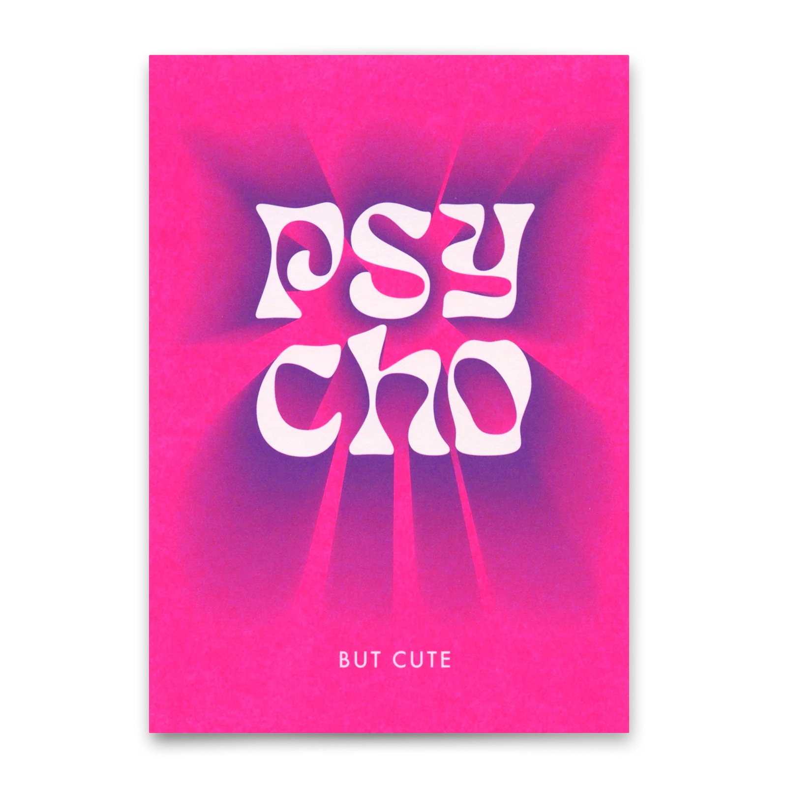 Karte Psycho but cute