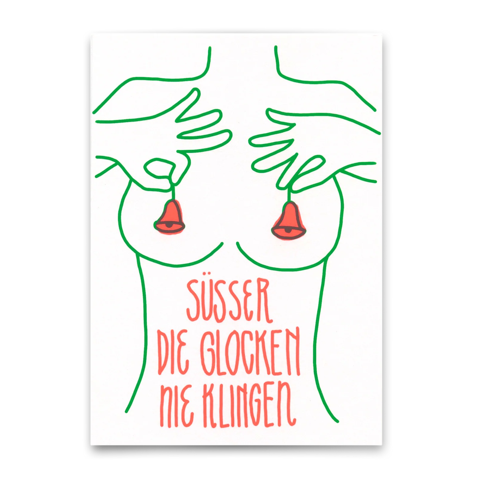 Karte Süsser die Glocken nie klingeln